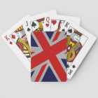 Vibrant Union Jack on Carbon Fiber Style Print