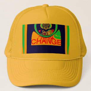 Vibrant USA Change: A Bold Statement Trucker Hat