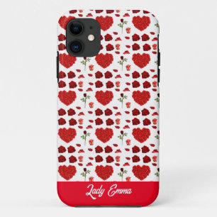 vibrant valentine heart iPhone 11 case