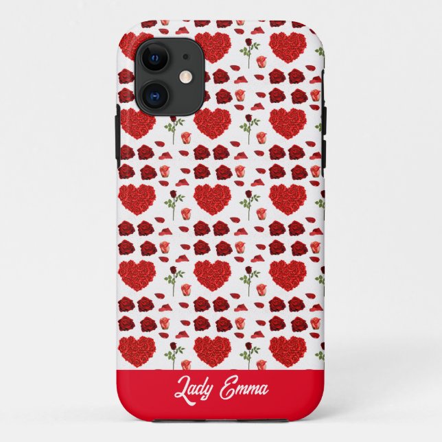 vibrant valentine heart  Case-Mate iPhone case (Back)