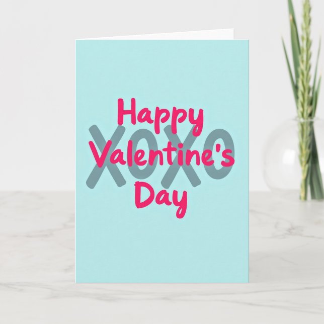 Vibrant Valentines Day Card (Front)