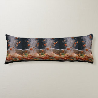 Vibrant Veggie Explosion Art – Dynamic Boiling Pot Body Pillow