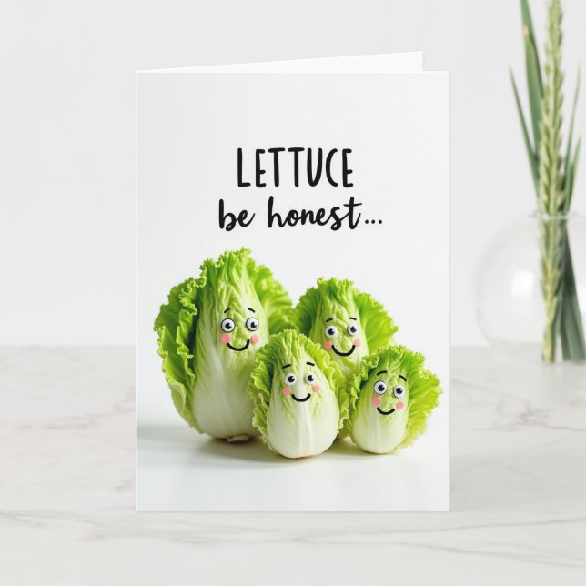Vibrant Veggie Fathers Day Card (Front)