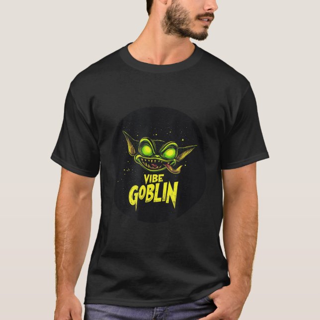 Vibrant Vibe Goblin Costume  T-Shirt (Front)