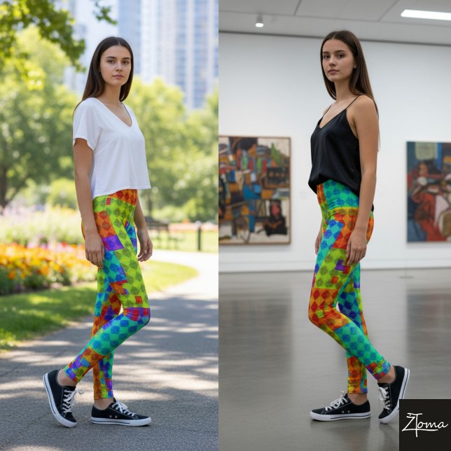  Vibrant Vibe Leggings (Creator Uploaded)