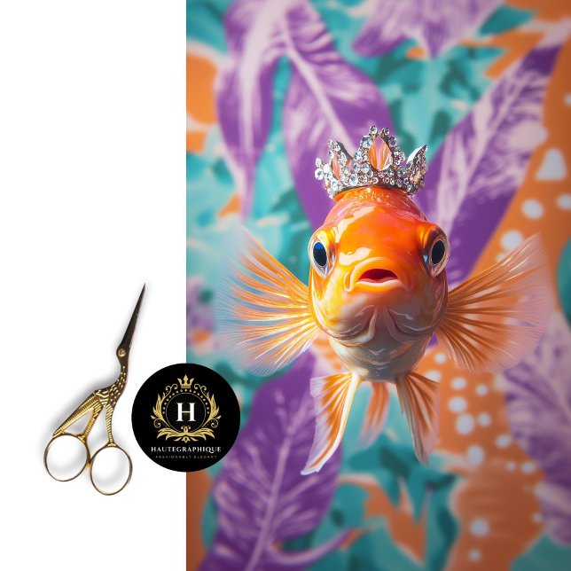 Vibrant Vintage Floral Fish Decoupage Tissue Paper (Creator Uploaded)