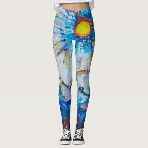 Vibrant Vision Print Legging Moto Perpetuo Leggings