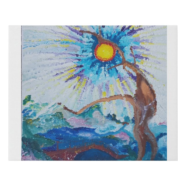 Vibrant Vision print on imitation canvas (Front)