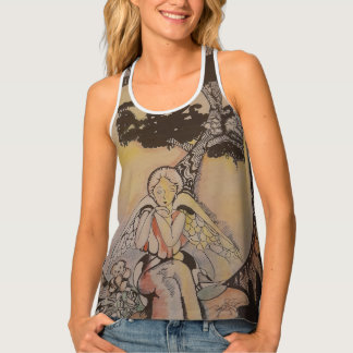 Vibrant Vision Print tantop Stairway to heaven Tank Top