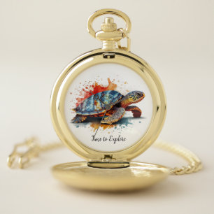 Vibrant Voyager, custom Pocket Watch
