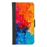 Vibrant Watercolor Chaos Art iPhone 8/7 Wallet Case