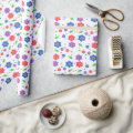 Vibrant Watercolor Floral Pattern Wildflowers Wrapping Paper | Zazzle