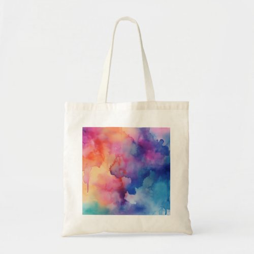 Vibrant Watercolor print 1 Tote