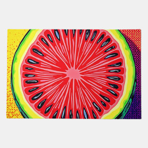Vibrant Watermelon Pop Art Doormat