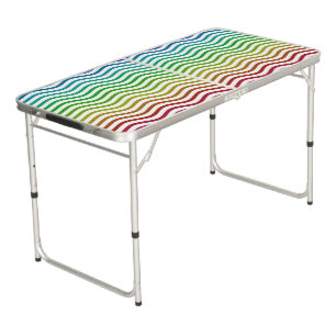 Vibrant Wave Ping Pong Table