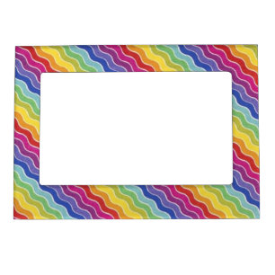 Vibrant Waves of Color Magnetic Frame