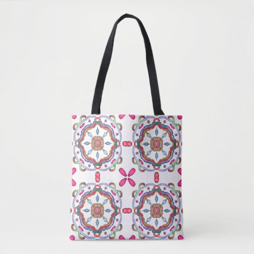 Vibrant Waves Tote Bag