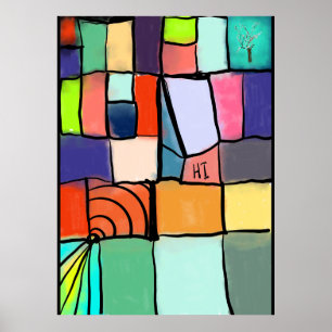 Vibrant Whimsy Poster