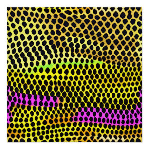 "Vibrant Wilderness" Colourful Abstract Print