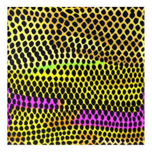 "Vibrant Wilderness" Colourful Abstract Print Acrylic Print