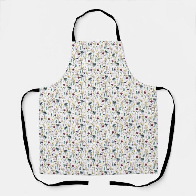 Vibrant Wildflower  Apron (Front)