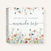 Vibrant Wildflower Keepsake Letters to My Daughter