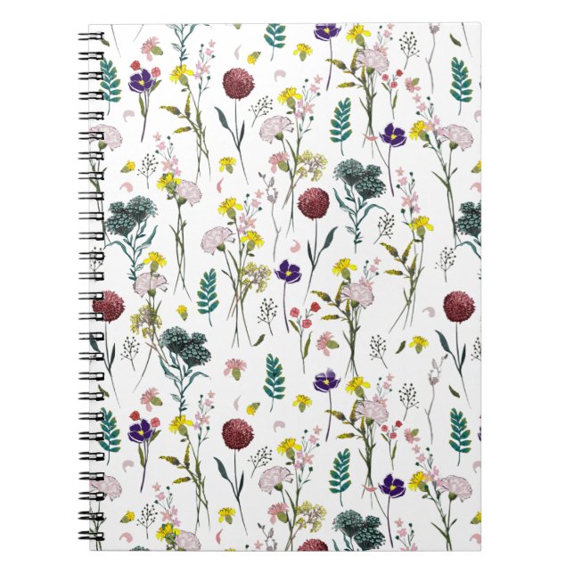 Vibrant Wildflower Notebook (Front)