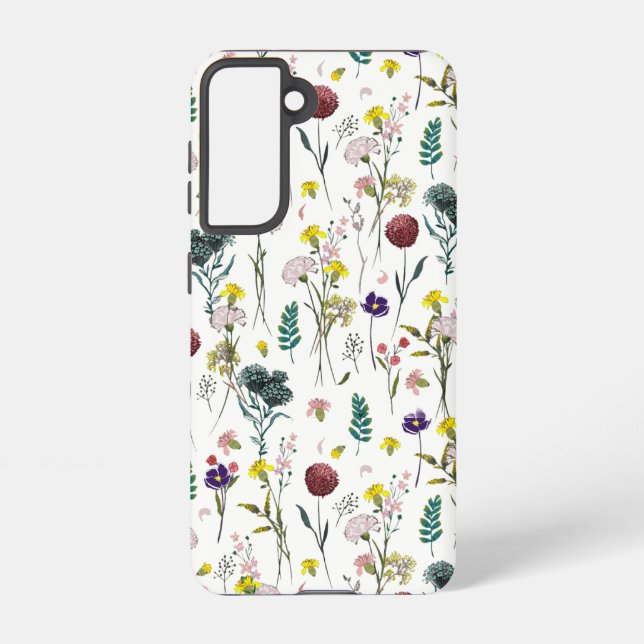 Vibrant Wildflower  Samsung Galaxy Case (Back)