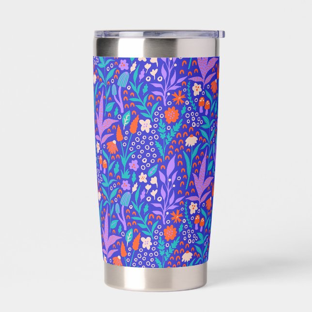 Vibrant Wildflowers Insulated Tumbler (Left)