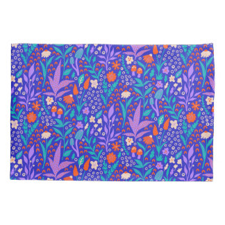 Vibrant Wildflowers Pillow Case