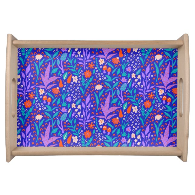 Vibrant Wildflowers Serving Tray (Front)