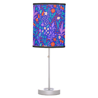 Vibrant Wildflowers Table Lamp