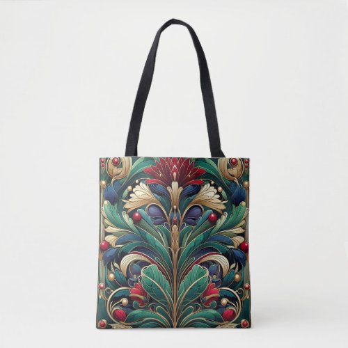 Vibrant William Morris Inspired Tote Bag