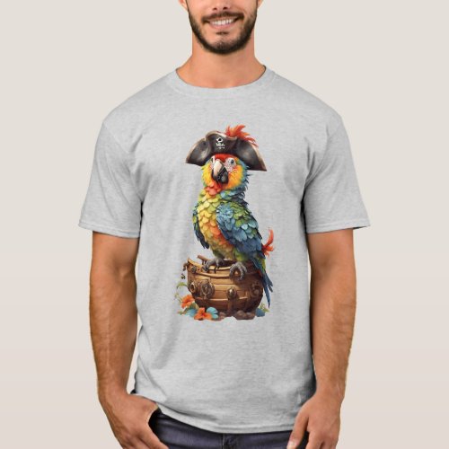 Vibrant Wings Parrot Pride Tshirt design logo 