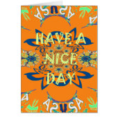 Vibrant Wishes: Have a Nice Day Art Print Design (Front)