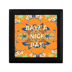 Vibrant Wishes: Have a Nice Day Art Print Design Gift Box