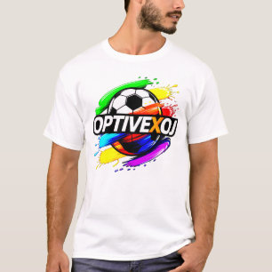 Vibrant World Cup Soccer T-Shirt Paint Splatter