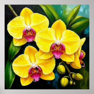 Vibrant Yellow Orchids Home Decor & Gift 🌼🌸
