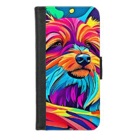 Vibrant Yorkie Pop Art