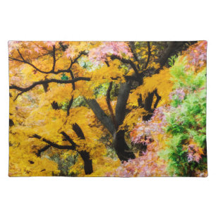 Vibrant Zen Garden Cloth Placemat
