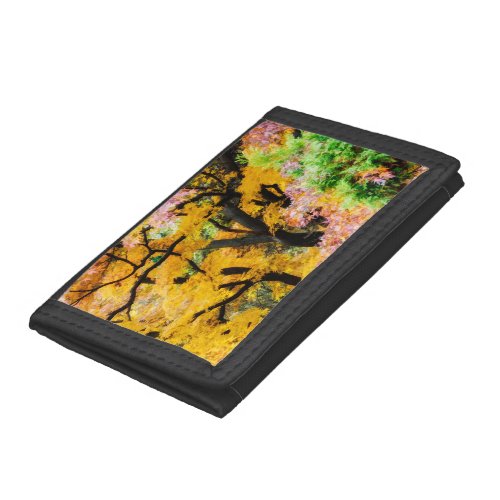 Vibrant Zen Garden Trifold Wallet