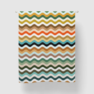 Vibrant Zigzag  Curtain