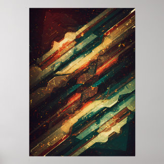 Vibrante Patrón Abstracto con Textura Industrial Holder