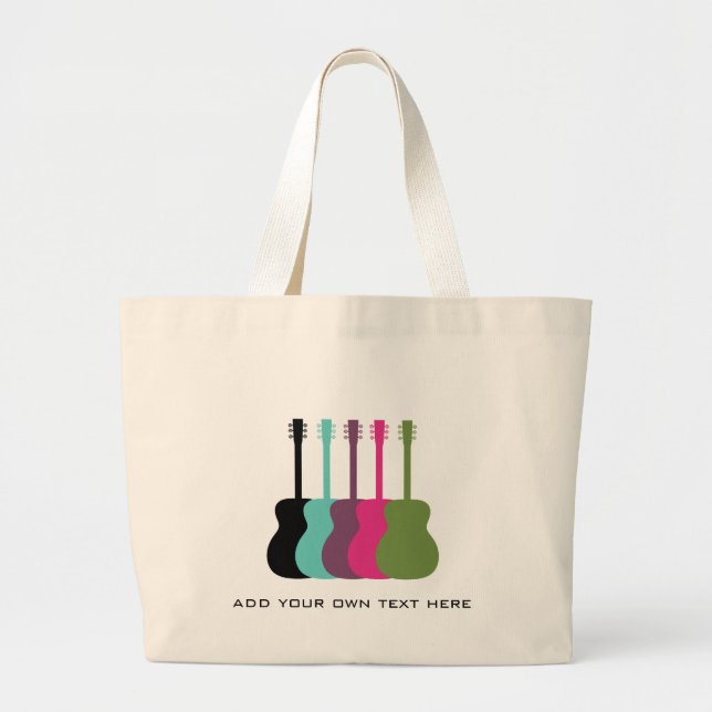 Vibrantly Colored Guitars Bag (Front)