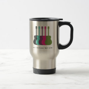Vibrantly Colored Guitars Mug