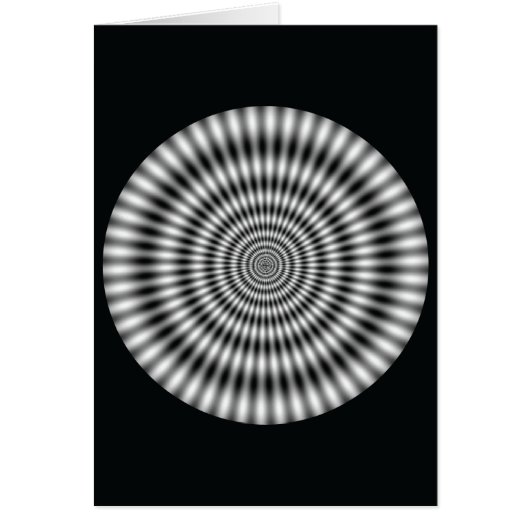Vibrating Circle - Optical Illusion Cards (Front)