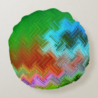 VIBRATING ELECTRONS ROUND PILLOW