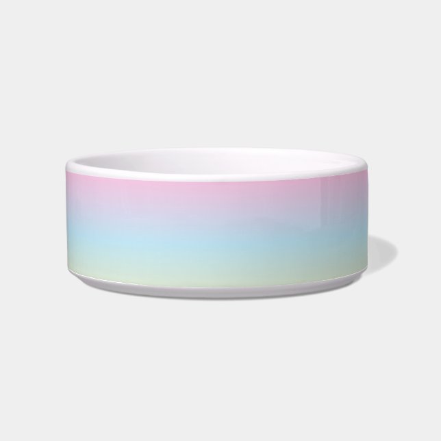 vibrating pastel ice cream gradient colors bowl (Front)