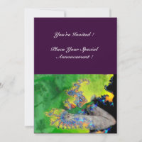 VIBRATIONS OF MATTER , green yellow purple