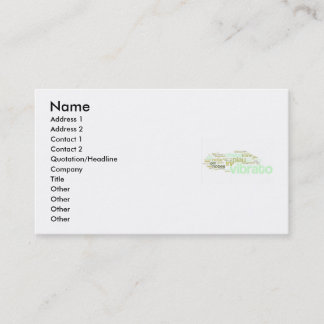Vibrato & Flute Tools Business Cards